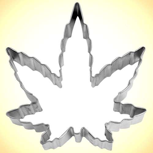 Marijuana Leaf Cookie Cutter